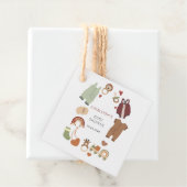 Boho Boy Baby shower Gift Label (In situ)