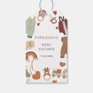 Boho Boy Baby shower Gift Label Cadeaulabel
