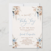 Boho Boy Baby shower Kaart (Voorkant)