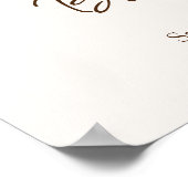 Boho Boy Kleding Baby shower Welkomstbord Poster (Hoek)