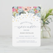 Boho Boy Sprinkle Baby shower Uitnodiging (Staand voorkant)