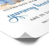 Boho Boy teddy beer Raad eens hoeveel Beer er aan  Poster (Hoek)