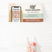 Boho Branding Professional Adverteren QR-code Spandoek (Insitu)