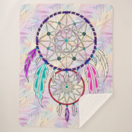 Boho Breeze Sherpa Deken