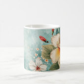 Boho Breezy Tropische Bloem Koffiemok (Center)