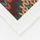 Boho Breipatroon Winter Worpdeken Fleece Deken (Hoek)