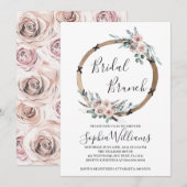 Boho Bridal Brunch Uitnodiging (Voorkant / Achterkant)