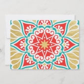 Boho Bridal Fiesta Wedding Shower Kaart (Achterkant)