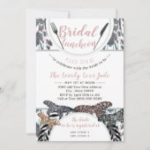 Boho Bridal Luncheon Shower Spring Herfst Uitnodig Kaart (Voorkant)