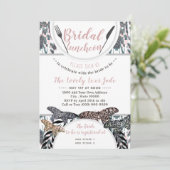 Boho Bridal Luncheon Shower Spring Herfst Uitnodig Kaart (Staand voorkant)