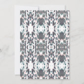 Boho Bridal Luncheon Shower Spring Herfst Uitnodig Kaart (Achterkant)