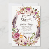 Boho Bridal Shower Kaart (Voorkant)