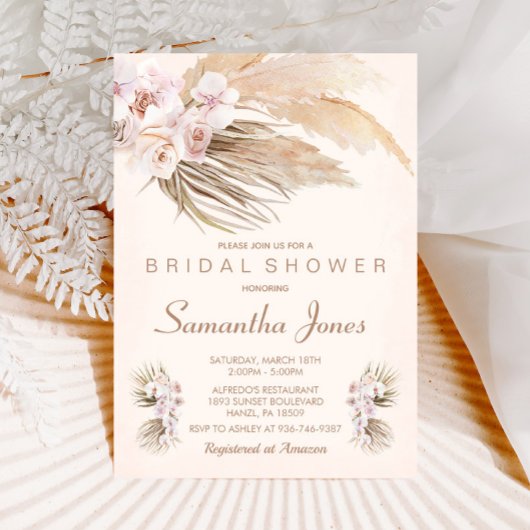 Boho Bridal Shower Kaart