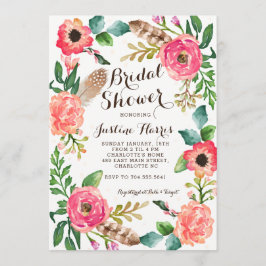Boho Bridal Shower Kaart