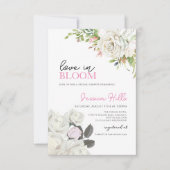 Boho Bridal Shower Uitnodiging Liefde is in bloei (Voorkant)