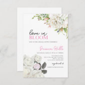 Boho Bridal Shower Uitnodiging Liefde is in bloei (Voorkant / Achterkant)