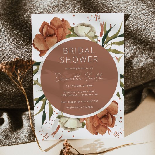 Boho Bridal Shower Uitnodiging tot woestijnflessen