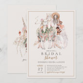 Boho Bride en Llamas Vrijgezellenfeest Kaart (Voorkant / Achterkant)