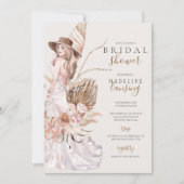 Boho Bride in het Vrijgezellenfeest van de bruilof Kaart (Voorkant)