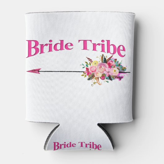 Boho Bride Tribe Blikjeskoeler (Voorkant)
