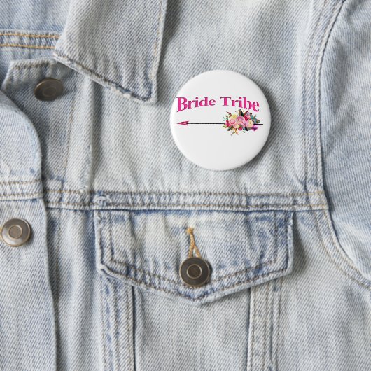 Boho Bride Tribe Ronde Button 5,7 Cm (In situ)