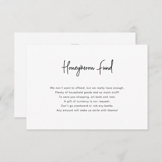 Boho Briella Mandala Honeymoon Fund kaart (Voorkant / Achterkant)