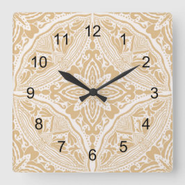 Boho Briella Vierkante Klok