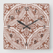 Boho Briella Vierkante Klok (Voorkant)