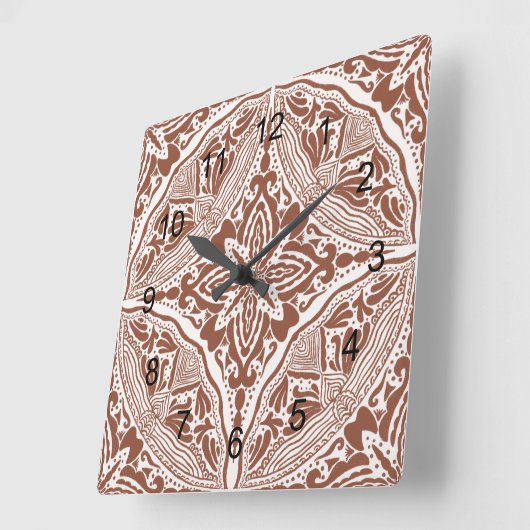 Boho Briella Vierkante Klok (Hoek)