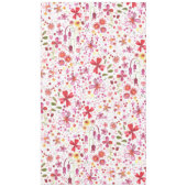 Boho Bright Floral Waterverf Tafelkleed (Voorkant)