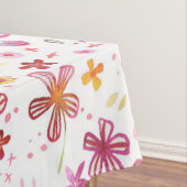 Boho Bright Floral Waterverf Tafelkleed (Voorbeeld)