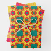 Boho Brights Trio Inpakpapier Vel (In situ)