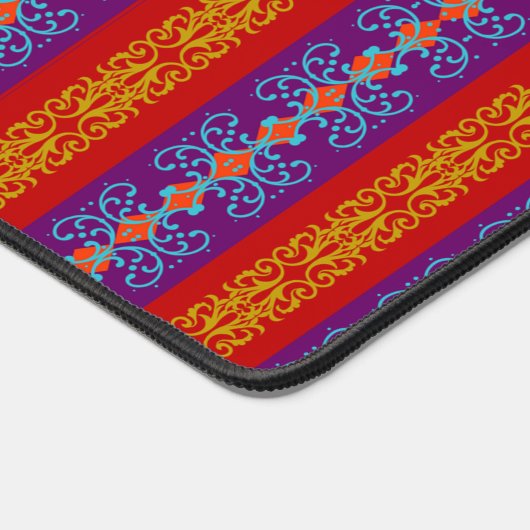 Boho Brocade Stripe Bureaumat (Hoek)