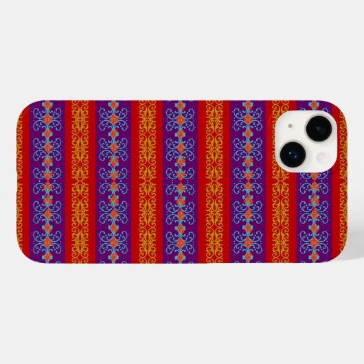 Boho Brocade Stripe Case-Mate iPhone Case (Achterkant (horizontaal))