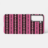 Boho Brocade Stripe Samsung Galaxy Hoesje (Achterkant horizontaal)