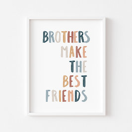 Boho broers maken de beste vrienden print