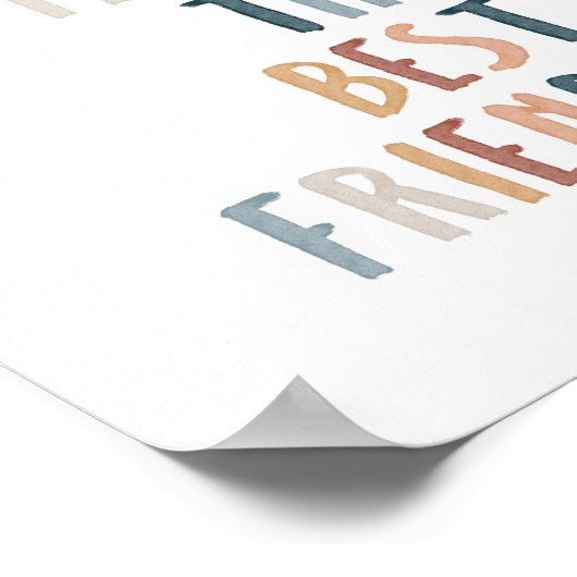 Boho broers maken de beste vrienden print (Hoek)