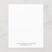 Boho Brown Beige Baby Voorspellingen en advies Kaa (Achterkant)