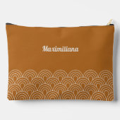 Boho Brown - Boogjes Glam Groot accessoire zakje Etui (Achterkant)