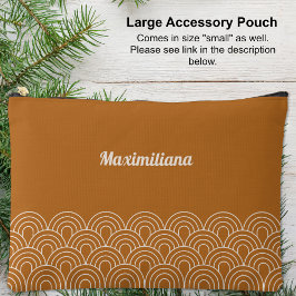 Boho Brown - Boogjes Glam Groot accessoire zakje Etui