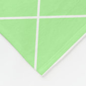 Boho Brown, Burgundy, Green en Mauve Whimsical Fleece Deken (Hoek)