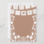 Boho Brown Talavera Mexican Surprise Birthday Kaart (Achterkant)