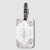 Boho Bruid Bagagetailie Bagagelabel (Voorkant (verticaal))