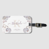 Boho Bruid Bagagetailie Bagagelabel (Voorkant (horizontaal))