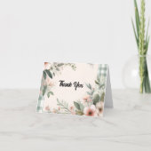 boho bruid huwelijken Bruidsmeisjesfeest Bedankkaart (Voorkant)