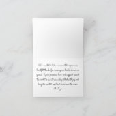 boho bruid huwelijken Bruidsmeisjesfeestje Bedankkaart (Binnen)