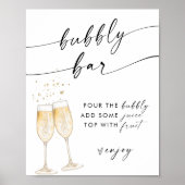 Boho Bruidsfeest Borrelbar Bord | Mimosa Bar Poster (Voorkant)