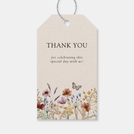 Boho Bruidsfeest Cadeaulabel (Achterkant)