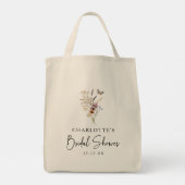 Boho Bruidsfeest Winkelzak Tote Bag (Achterkant)