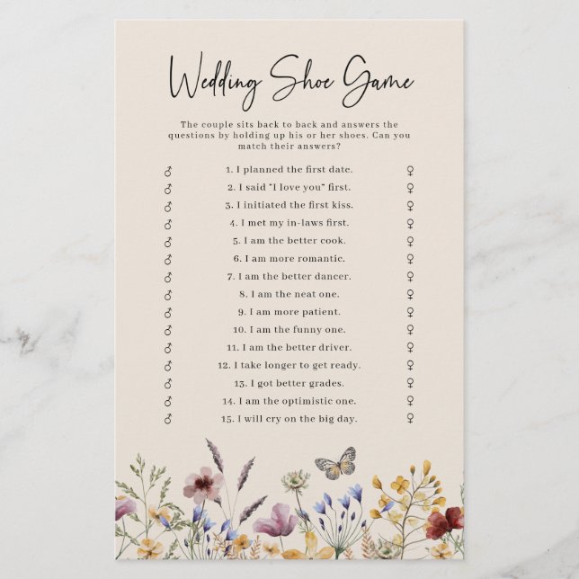 Boho Bruidsschoenenspel (Voorkant)